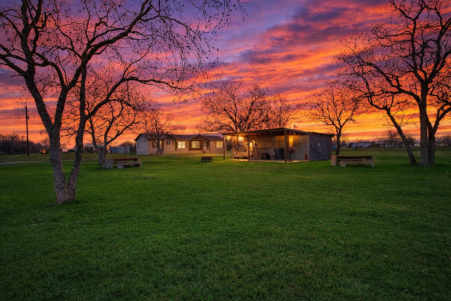 9820 Oberrender Road Needville, TX 77461 - Photo 1 of 30 a backyard of a house with lots of green space