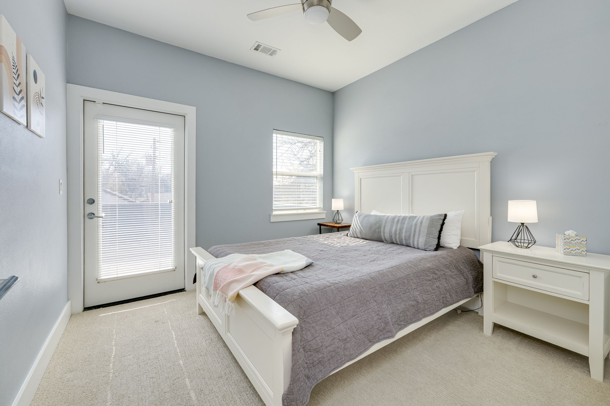 2514 East 4th Street, Unit A Austin, TX 78702 - Photo 14 of 33 2nd Floor 1st Bedroom with Balcony