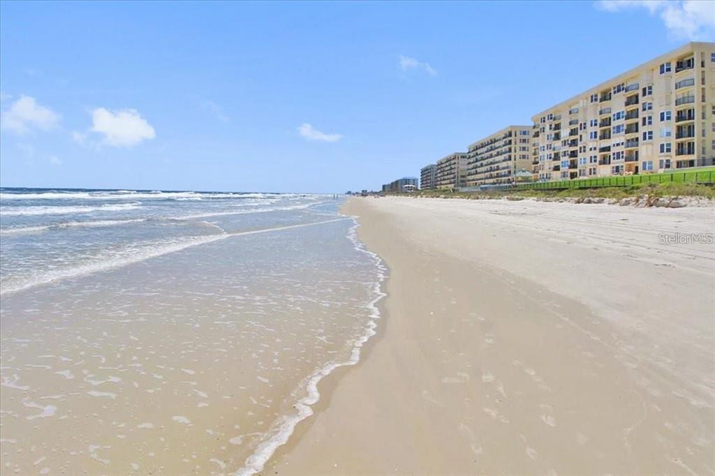 Beach at Rear of Building
