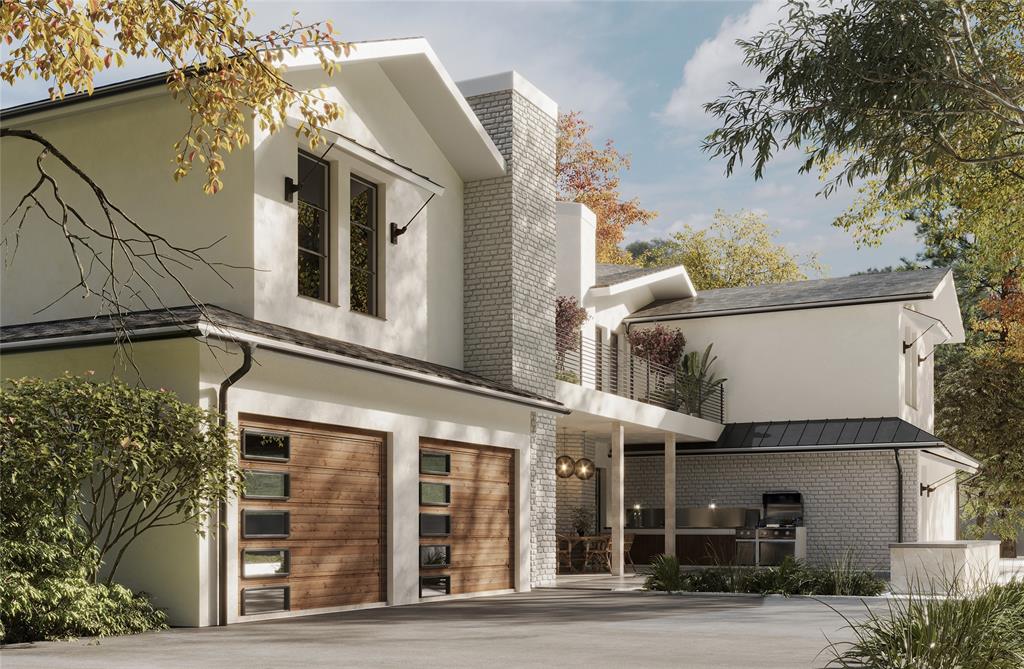 9539 Boedeker Street Dallas, TX 75225 - Photo 2 of 30 Rendering, driveway is gated