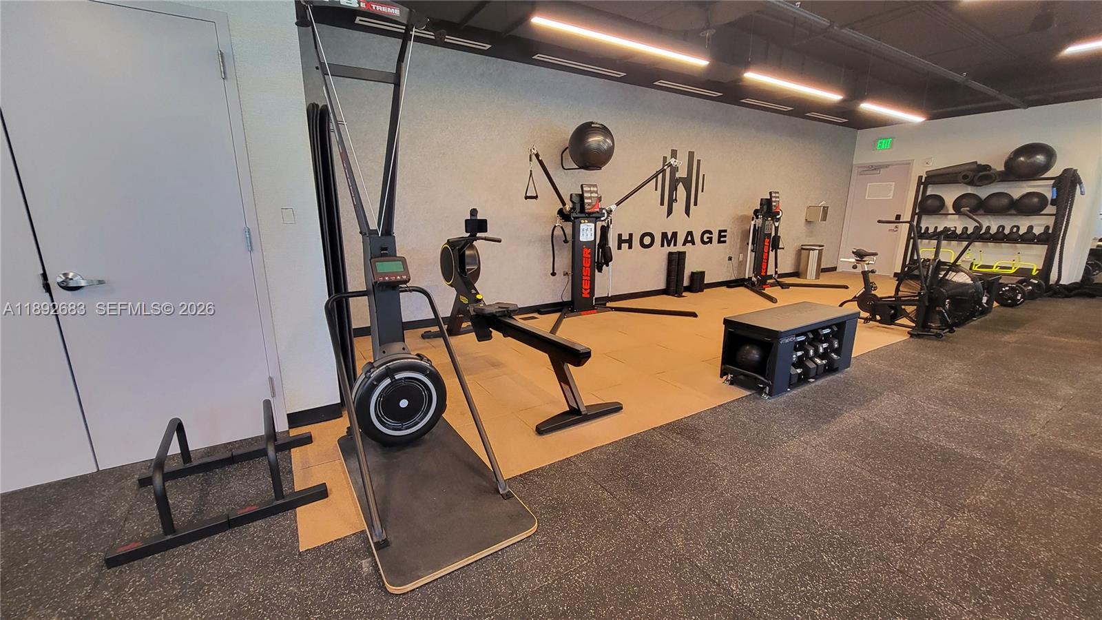 227 Northeast 2nd Street, Unit 2907 Miami, FL 33132 - Photo 35 of 58 a view of gym