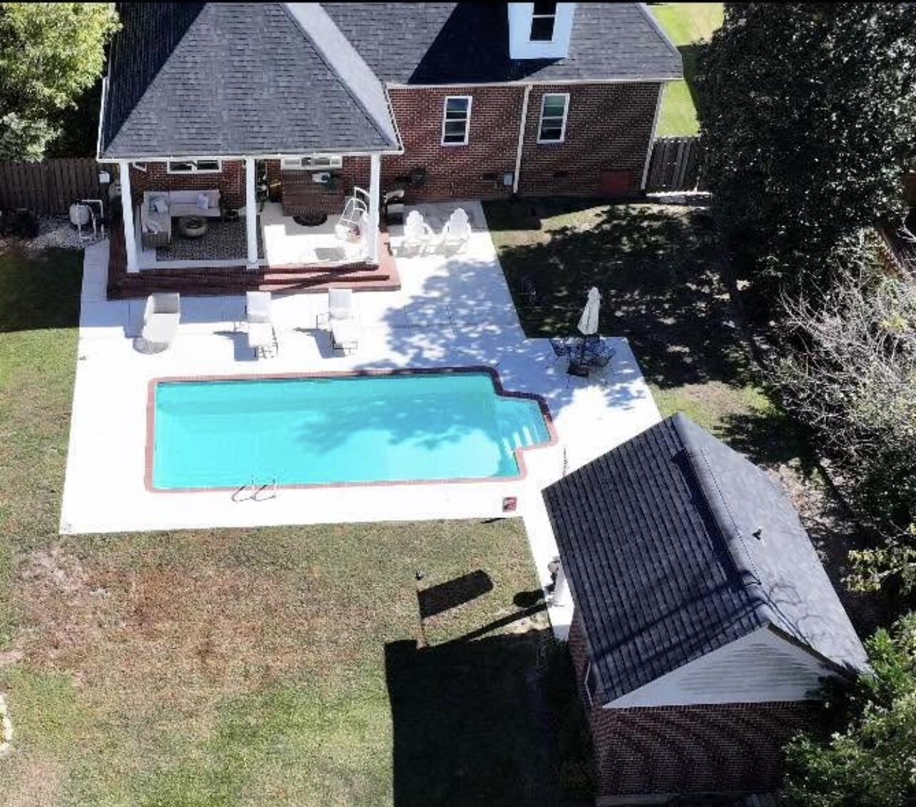 503 Avrett Court Evans, GA 30809 - Photo 4 of 21 Back of house with drone view