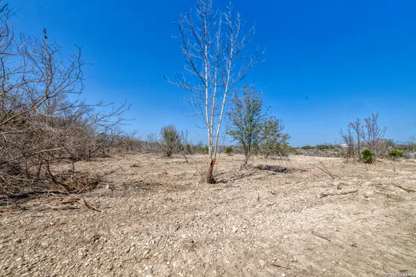a view of snow on a field
