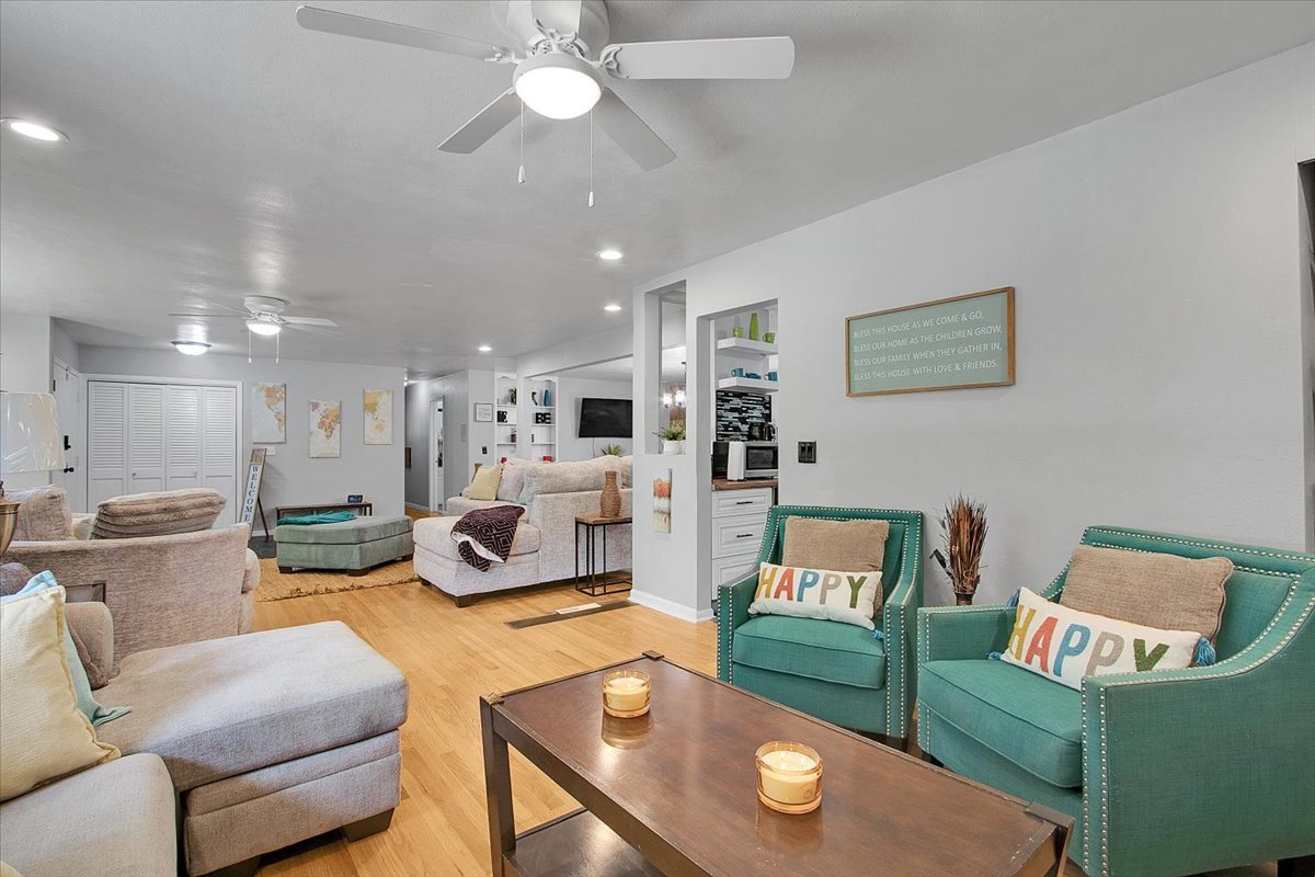 1708 Montague Road Rockford, IL 61102 - Photo 11 of 39 a living room with furniture and a view of kitchen