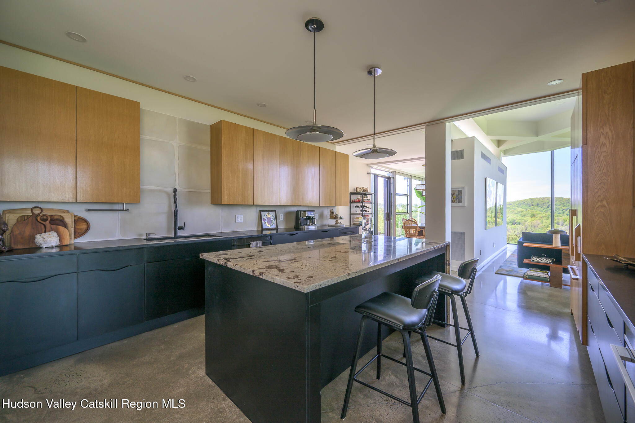 837 Carlson Road Craryville, NY 12521 - Photo 18 of 65 a kitchen with granite countertop lots of counter top space and dining table