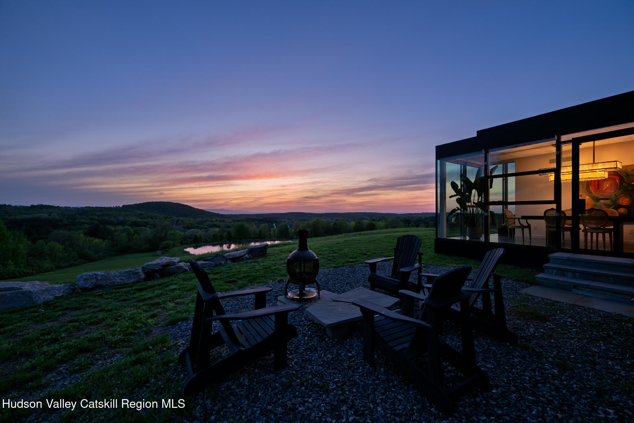 837 Carlson Road Craryville, NY 12521 - Photo 60 of 65 a view of a chairs and table in patio with wooden fence