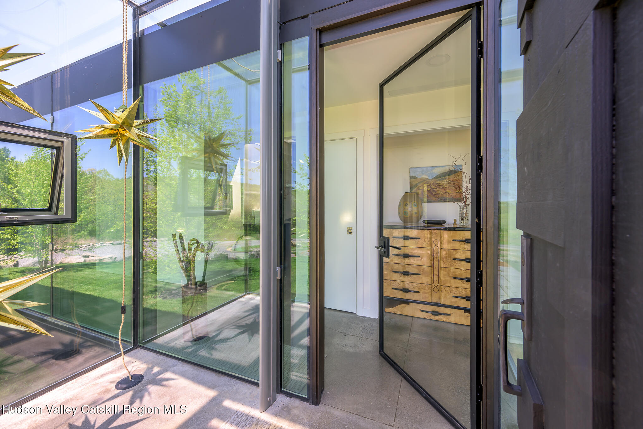 837 Carlson Road Craryville, NY 12521 - Photo 6 of 65 a bathroom with a glass door shower and a sink
