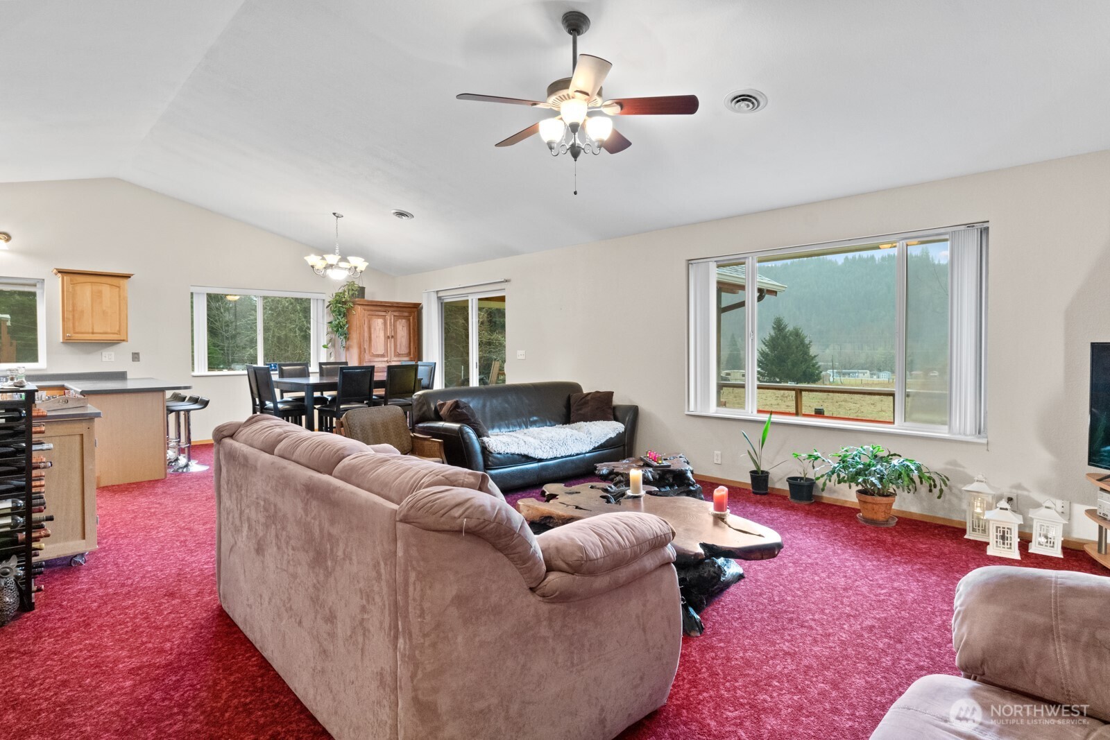 244 Martin Road Glenoma, WA 98336 - Photo 13 of 39 a living room with furniture and a large window
