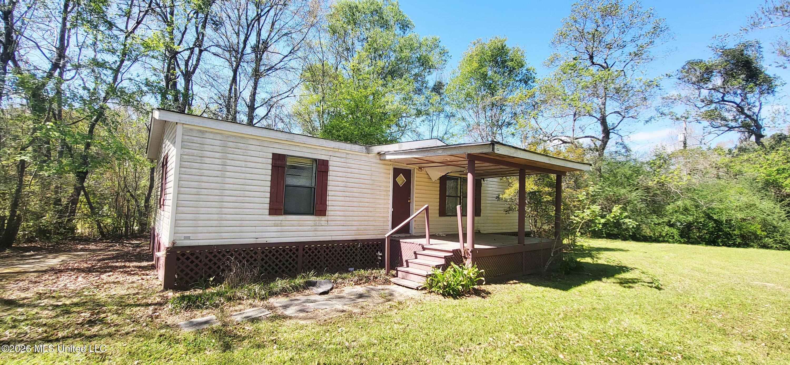 Front of Mobile Home