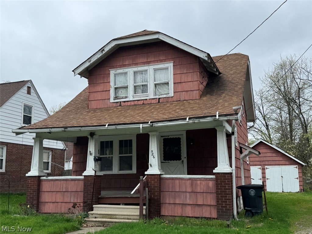 586 Brittain Road Akron, OH 44305 - Photo 1 of 19 Bungalow-style house featuring a porch