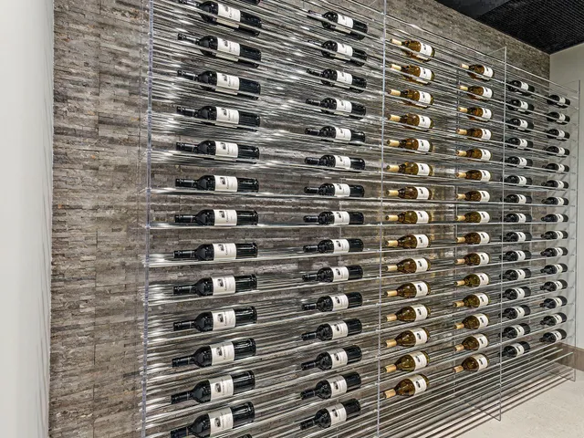 a close up of a mirror