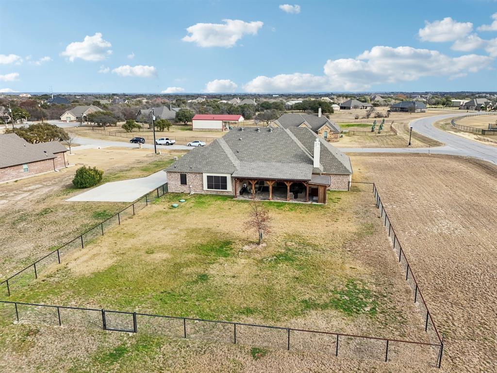 101 Maral Lane Azle, TX 76020 - Photo 35 of 36 an aerial view of residential houses with outdoor space