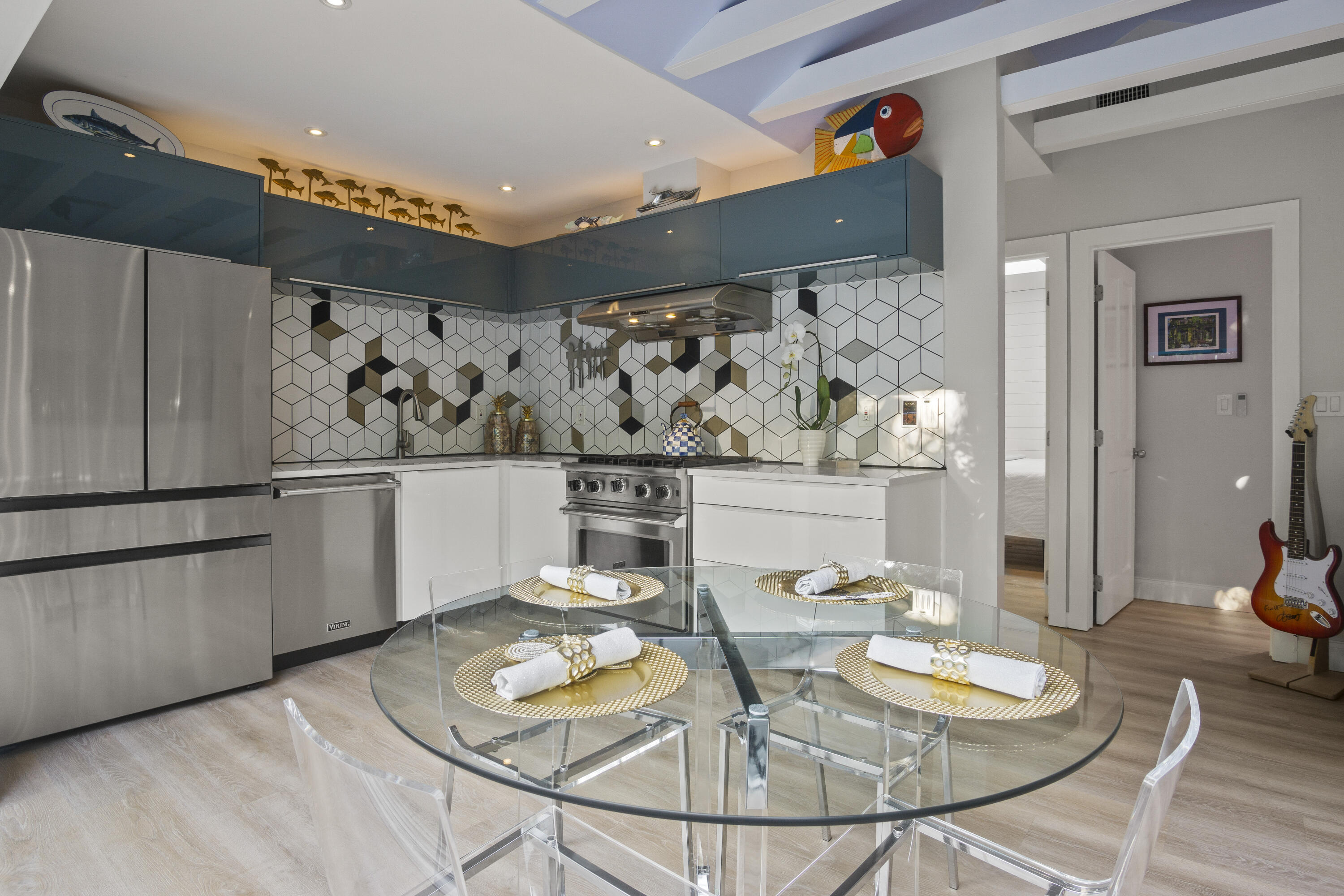 1616 Bertha Street, Unit 2 Key West, FL 33040 - Photo 14 of 45 a living room with furniture and wooden floor