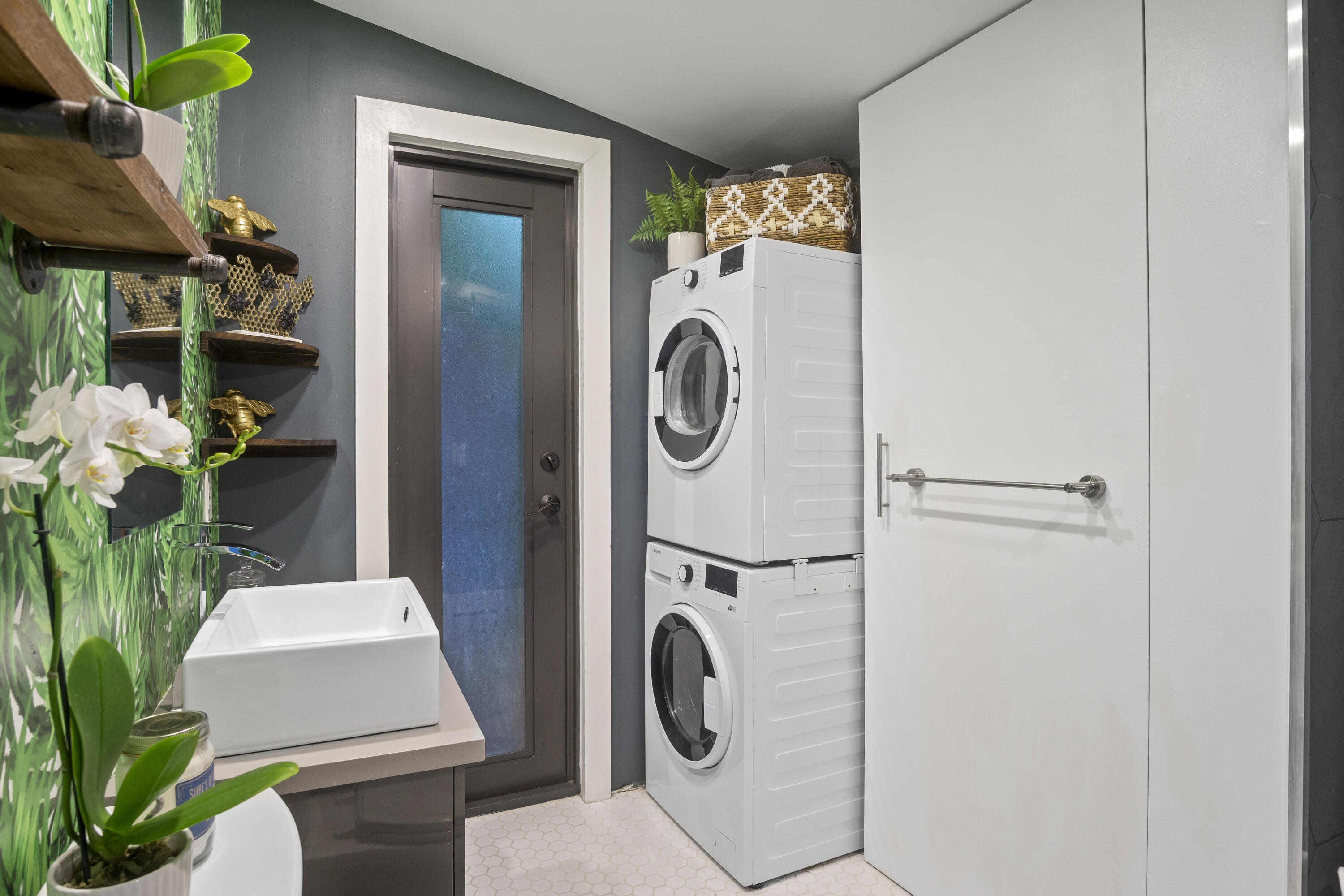 1616 Bertha Street, Unit 2 Key West, FL 33040 - Photo 28 of 45 a utility room with dryer and washer