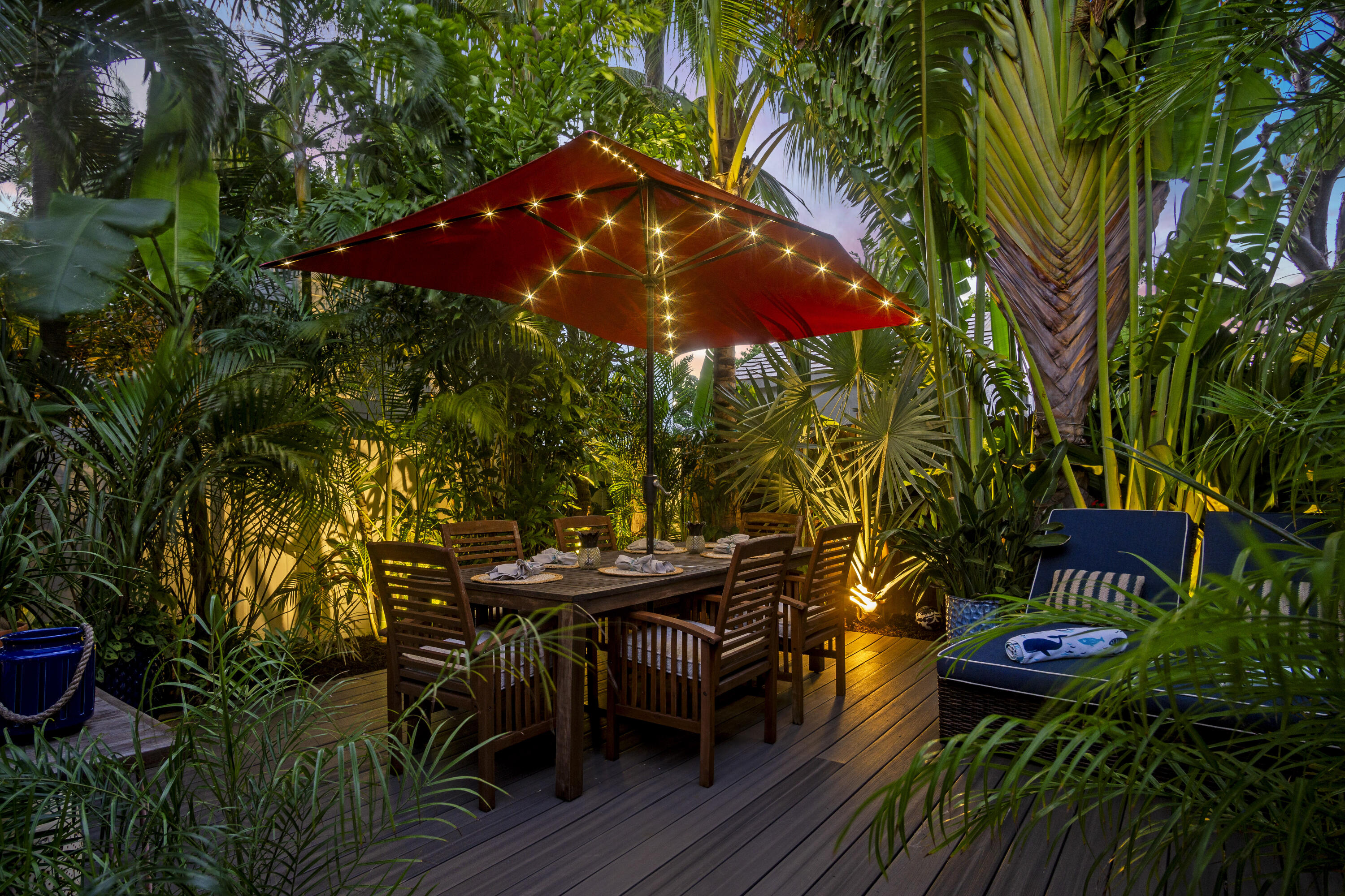 1616 Bertha Street, Unit 2 Key West, FL 33040 - Photo 35 of 45 a view of a chairs and table in the patio