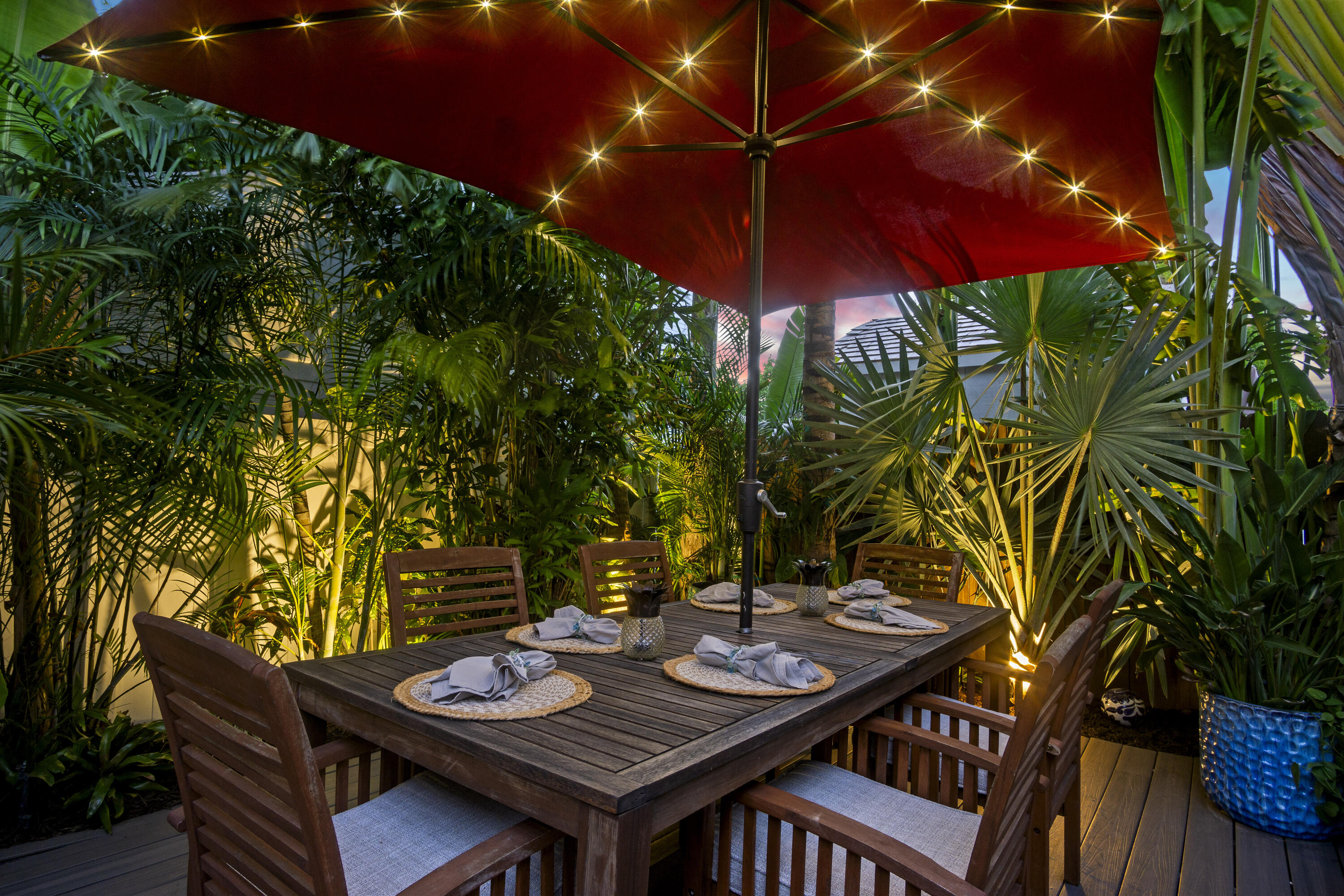 1616 Bertha Street, Unit 2 Key West, FL 33040 - Photo 36 of 45 a view of a backyard with furniture and a patio