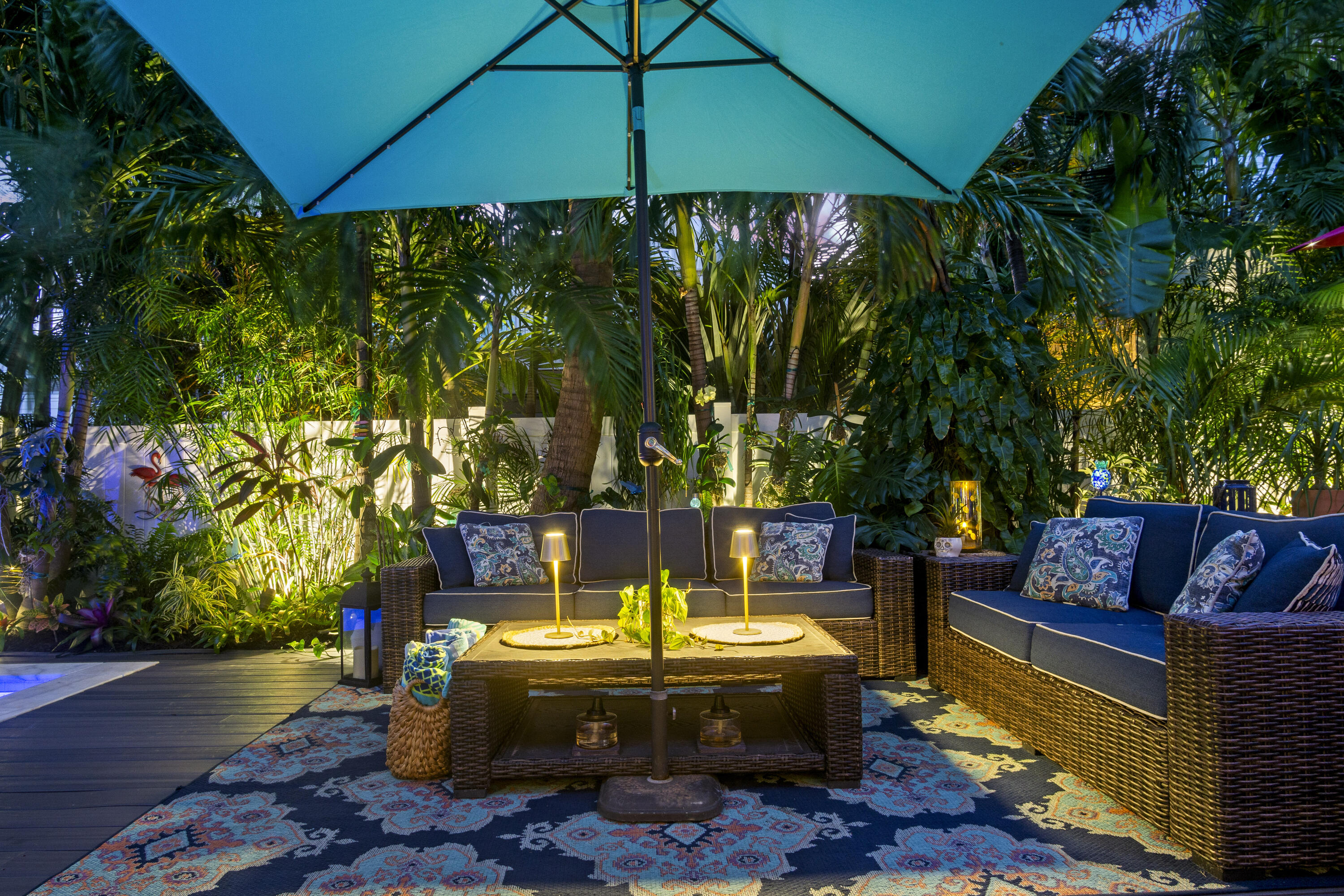 1616 Bertha Street, Unit 2 Key West, FL 33040 - Photo 41 of 45 a view of a chairs and table in the patio