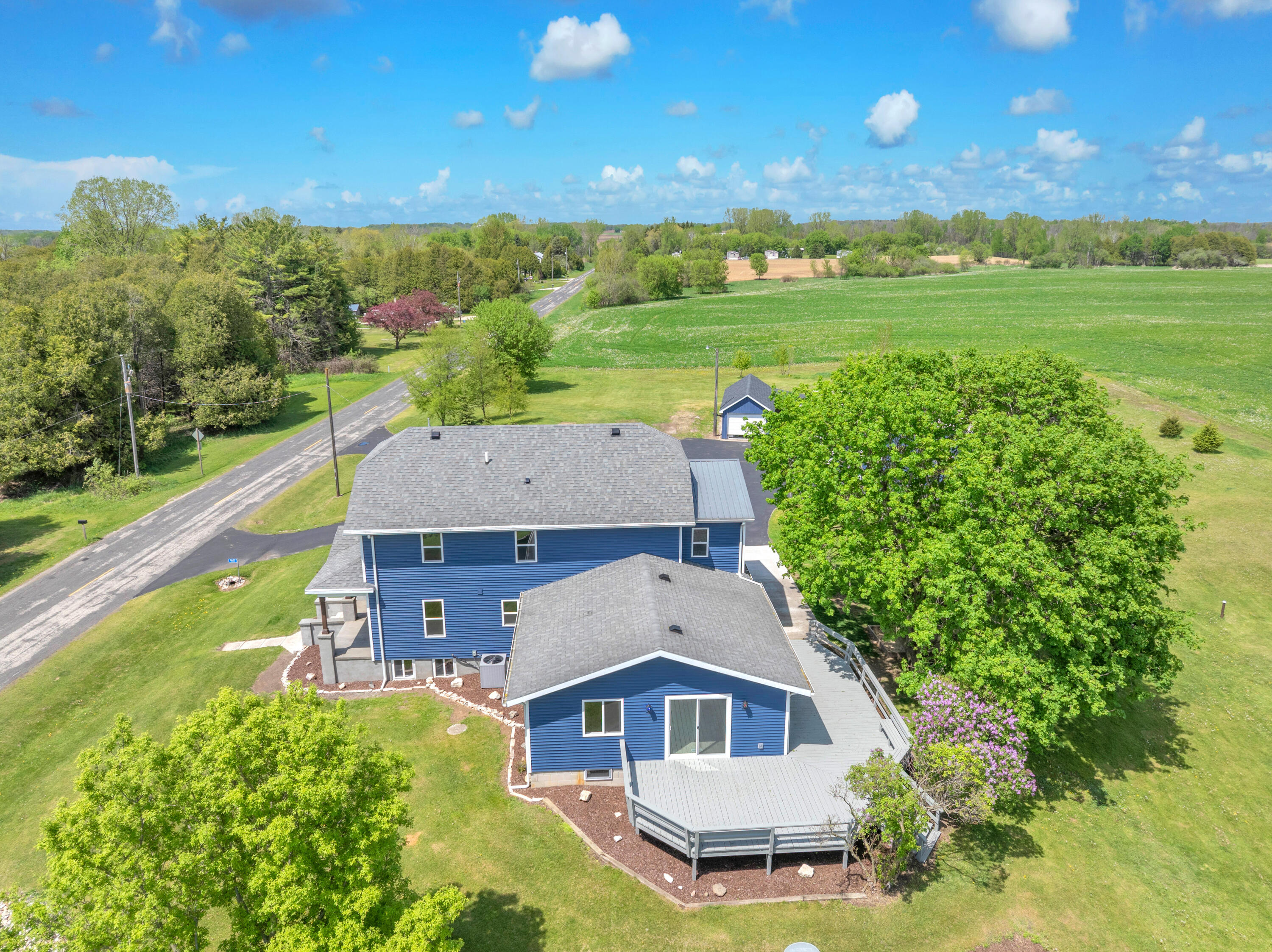 11607 Schad Road Schleswig, WI 53042 - Photo 11 of 36 Side Lot Aerial