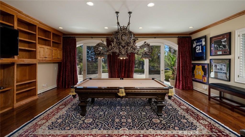 5 Ridgeline Drive Newport Beach, CA 92660 - Photo 12 of 16 a room with musical instrument pool table and windows