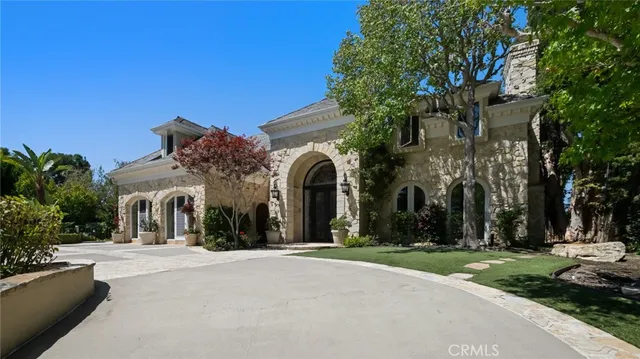 front view of a building with a street
