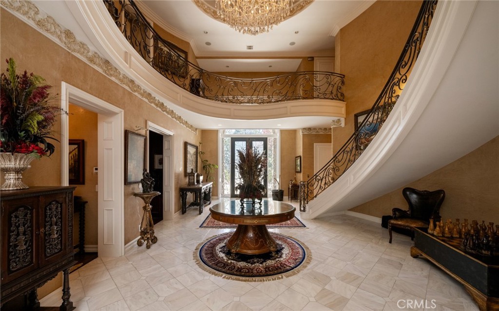 5 Ridgeline Drive Newport Beach, CA 92660 - Photo 6 of 16 a view of a hallway with furniture and entryway