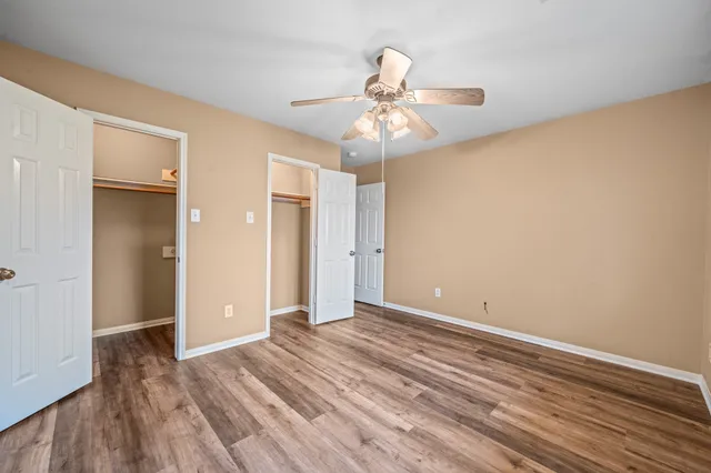 wooden floor in an empty room