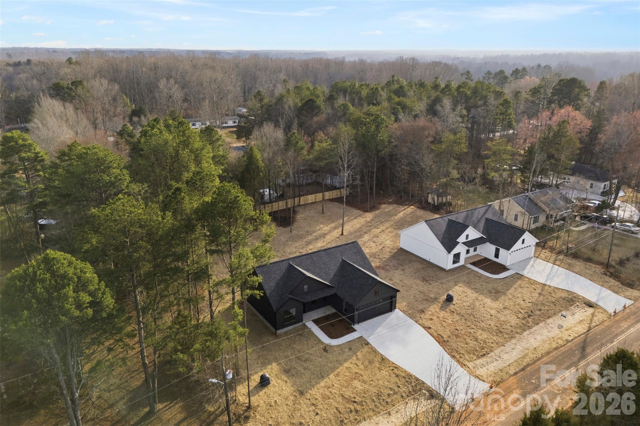 1724 Barnhardt Road China Grove, NC 28023 - Photo 42 of 46 an aerial view of a house with a yard