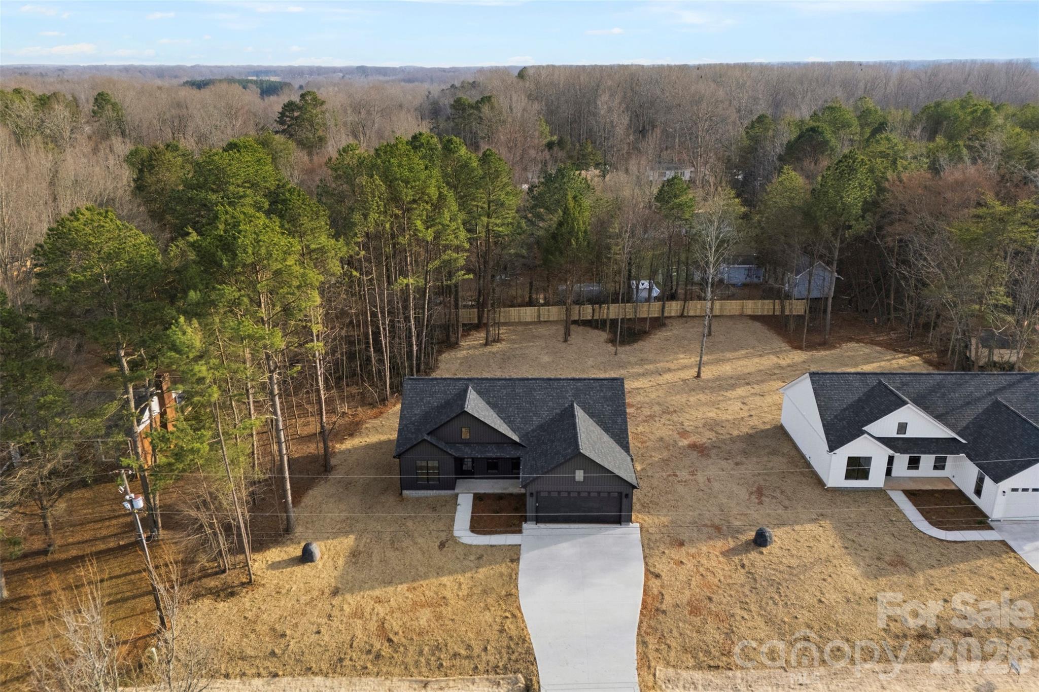 1724 Barnhardt Road China Grove, NC 28023 - Photo 46 of 46 an aerial view of a house with a yard