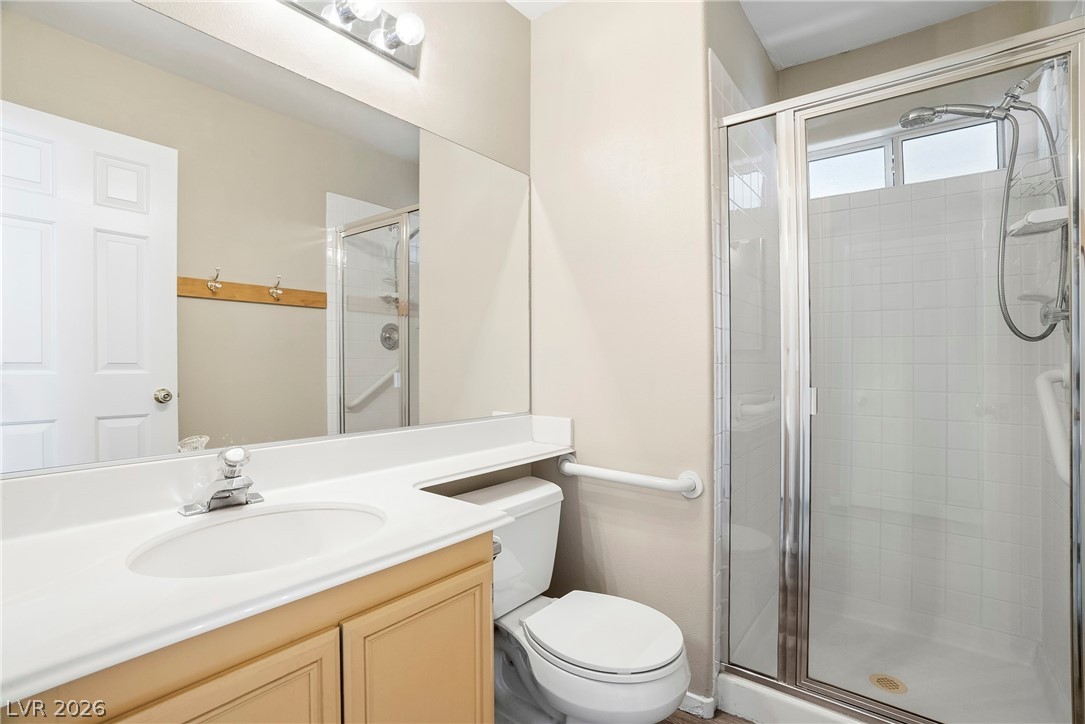2232 Ramsgate Drive Henderson, NV 89074 - Photo 14 of 56 Downstairs 3/4 bath off the Family Room.