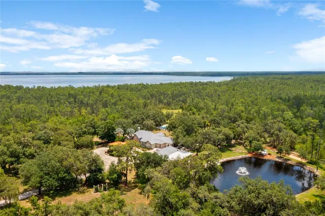a view of city and mountain