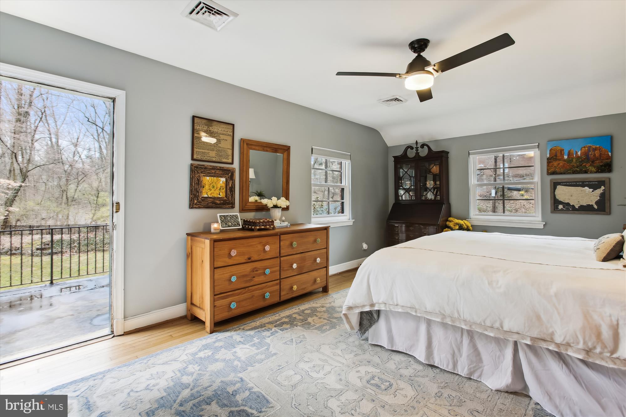 310 Beverley Drive Alexandria, VA 22305 - Photo 12 of 49 Door to terrace in Primary Bedroom