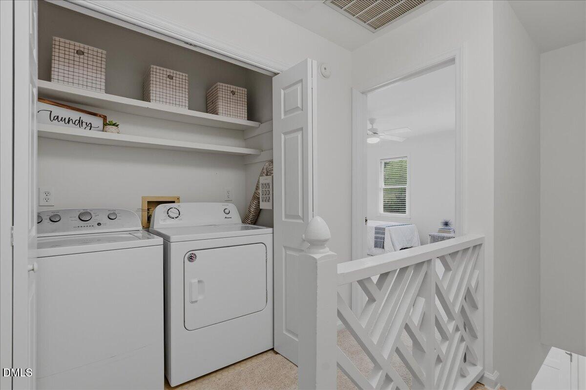 2834 Wayland Drive Raleigh, NC 27608 - Photo 12 of 26 a utility room with dryer and washer