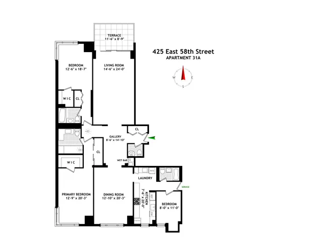 $2,850,000 | 425 East 58th Street, Unit 31A | Sutton Place