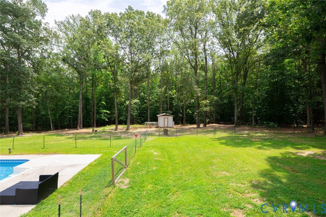 12397 New Market Mill Road Beaverdam, VA 23015 - Photo 37 of 44 a view of a swimming pool with a yard