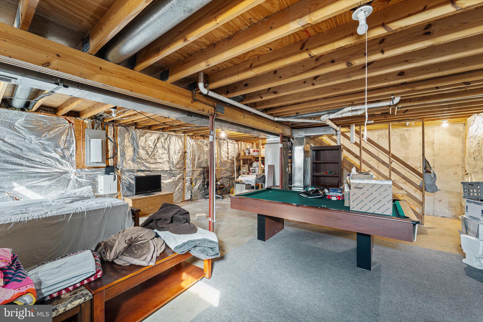 10461 Brackets Ford Circle Manassas, VA 20110 - Photo 34 of 52 Unfinished Basement with full bath rough-in