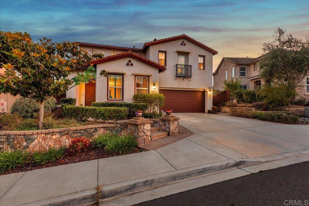 838 Luminara Way San Marcos, CA 92078 - Photo 4 of 54 front view of house with a yard