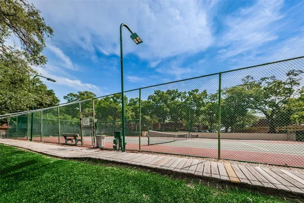 a view of a tennis court