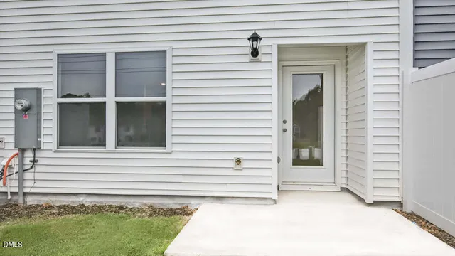 a view of outdoor space with seating area