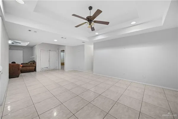 a view of an empty room