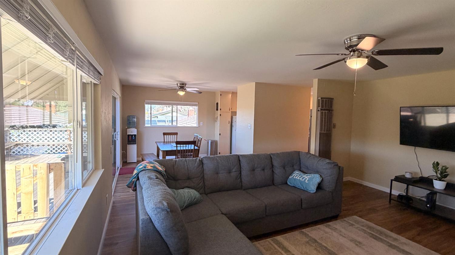 553 Russells Road San Andreas, CA 95249 - Photo 6 of 31 a living room with furniture and a flat screen tv