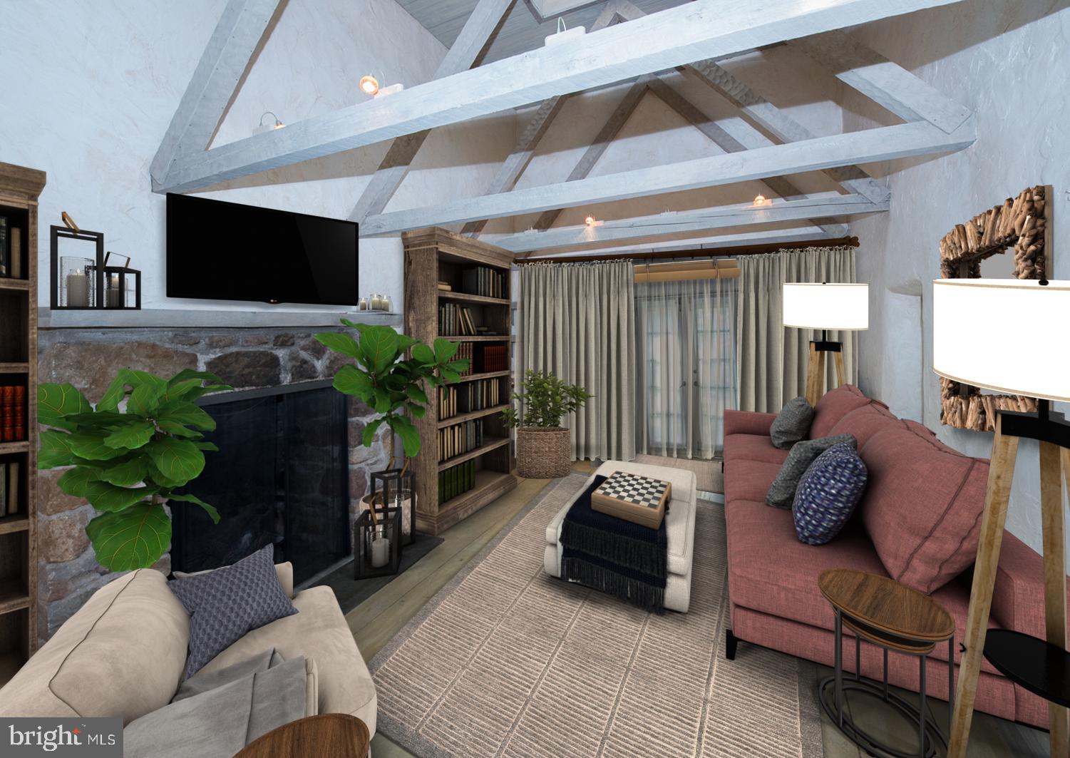 421 Old Gulph Road Penn Valley, PA 19072 - Photo 14 of 25 Virtually Staged family room