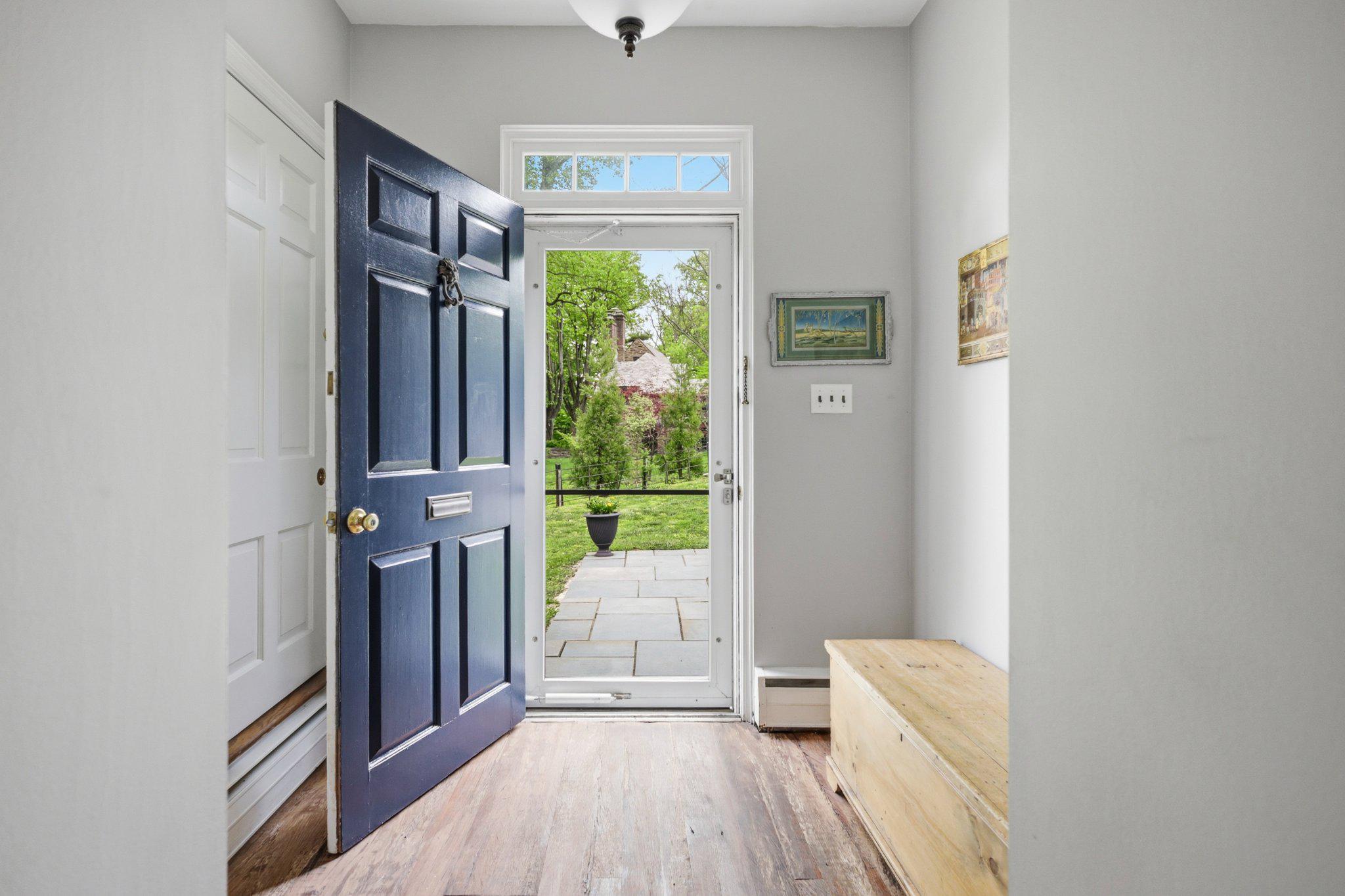 91 East Bells Mill Road Philadelphia, PA 19118 - Photo 4 of 29 Inviting entryway with large coat closet