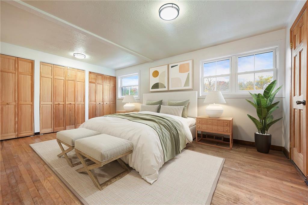 201 Joe Cain Road Bulger, PA 15019 - Photo 33 of 49 a bedroom with a bed and a large window