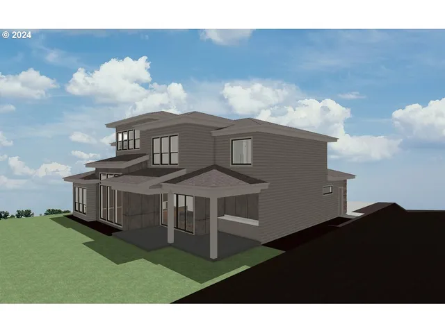 a view of a house with a big yard