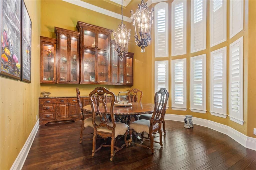 10020 Hidden Bluff Waco, TX 76657 - Photo 11 of 39 a dining room with furniture window and wooden floor