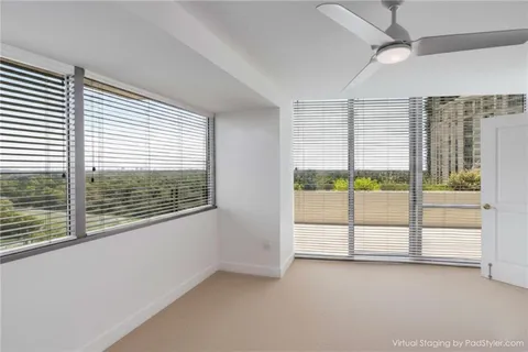 an outdoor view with patio