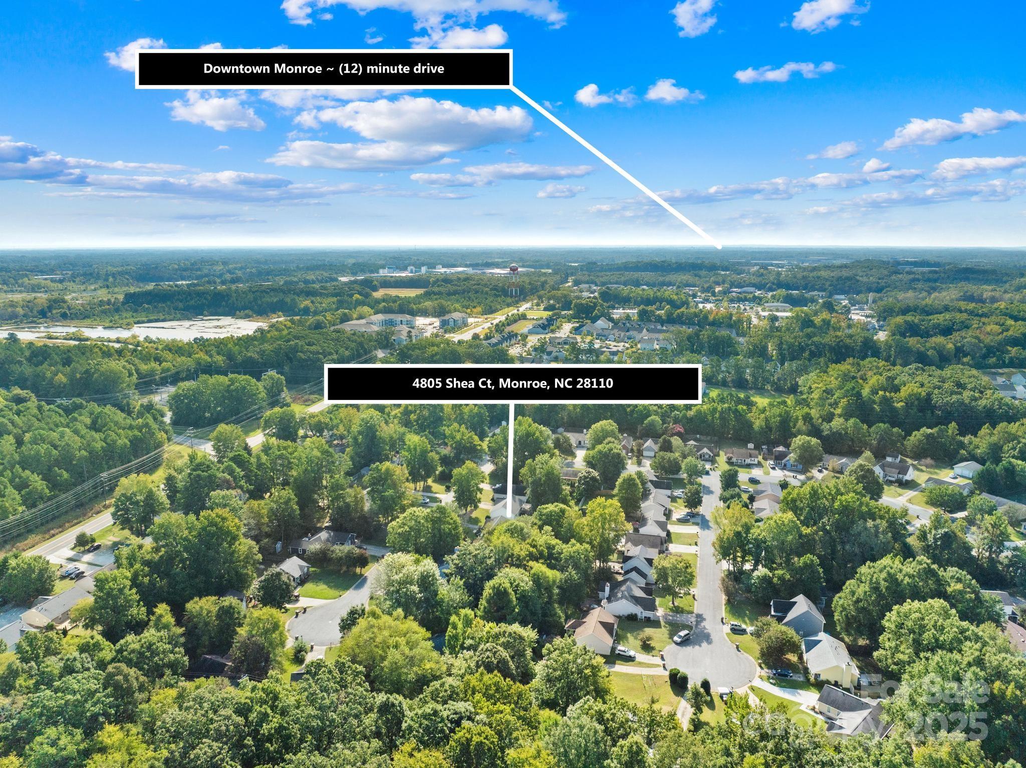 4805 Shea Court Monroe, NC 28110 - Photo 31 of 35 a view of a lake