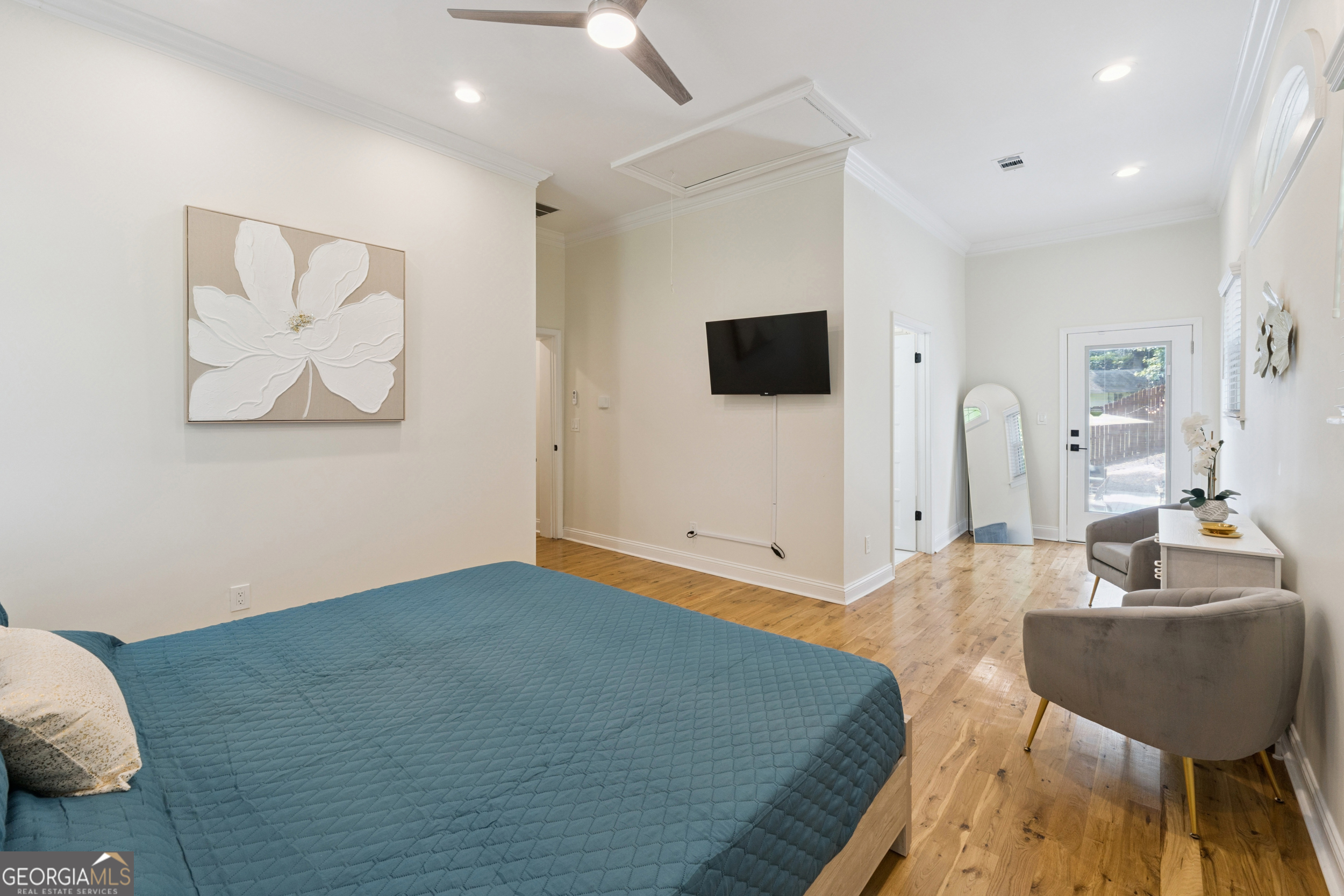 2139 Cedarbrook Court Southeast Atlanta, GA 30316 - Photo 32 of 69 a bedroom with a bed and a chair