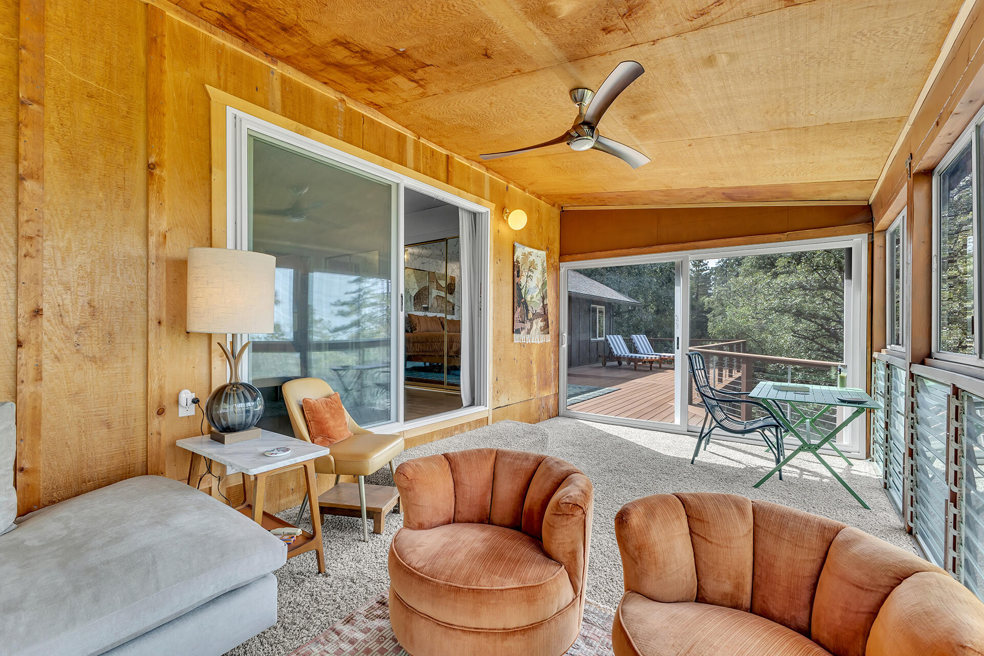 52300 Sylvan Way Idyllwild, CA 92549 - Photo 42 of 88 a living room with furniture and a large window