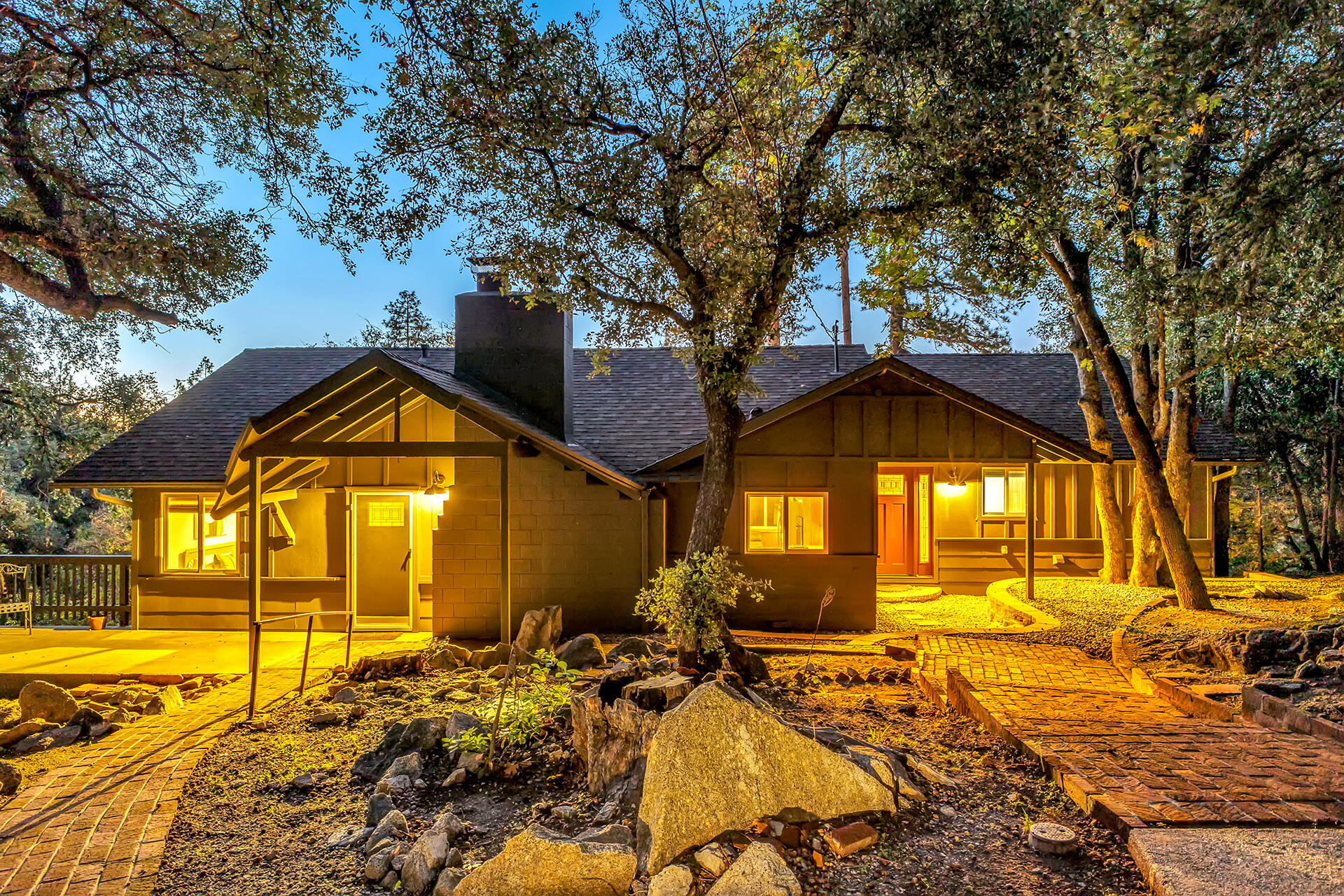 52300 Sylvan Way Idyllwild, CA 92549 - Photo 78 of 88 a view of swimming pool with lawn chairs under an umbrella